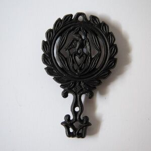 Vintage Mini Cast Iron Eagle Trivet